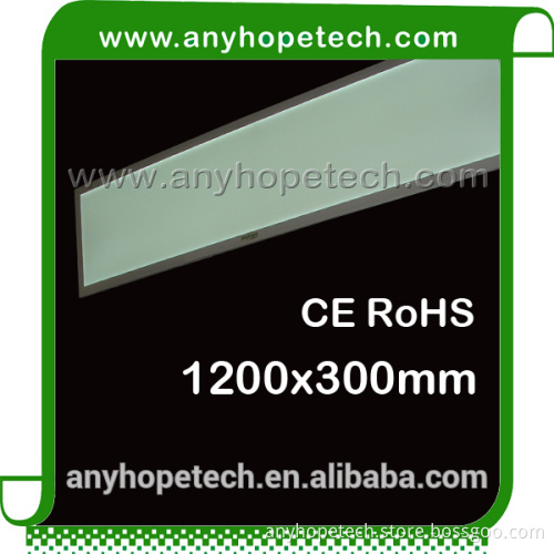 Ra80 Good heat dissipation long lifespan 120 30 cm 3400lm edge lit led panel